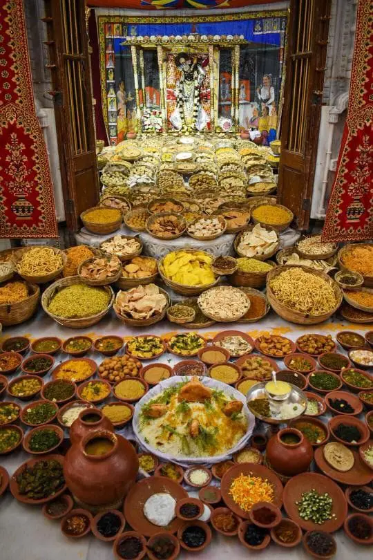 Temple Food Preparation